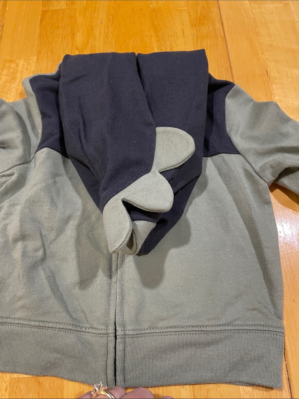 Carter's Red Hooded Toddler Vest with Forest Print - Picture 5 of 7